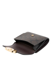 gambar-detail-Coach-Eliza-Small-Wallet-In-Signature-Canvas-Walnut-Black