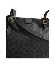 gambar-detail-Coach-Taxi-Tote-Bag-In-Signature-Canvas-Black