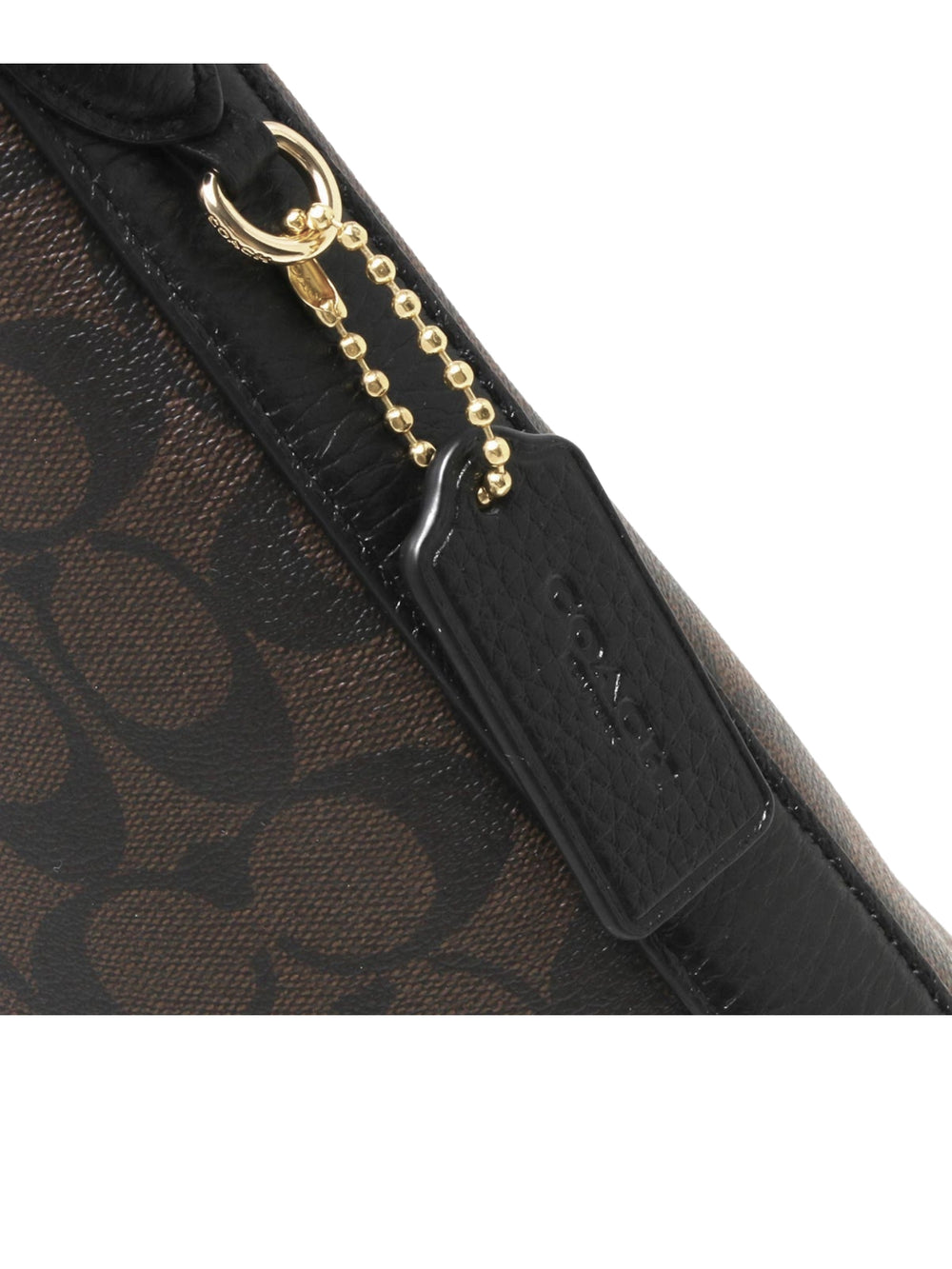 gambar-detail-Coach-Val-Duffle-Signature-Canvas-Brown-Black