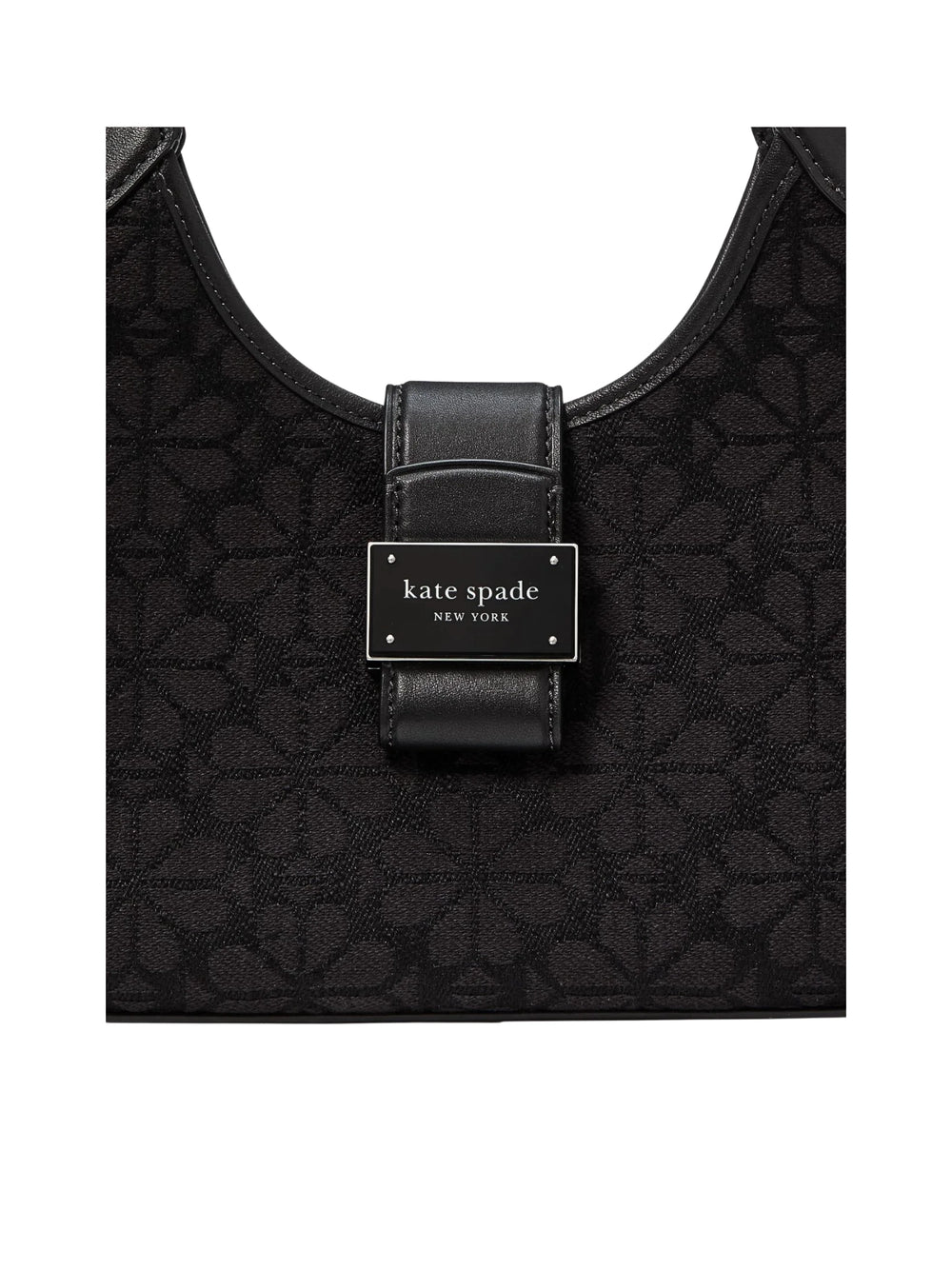 gambar-detail-Kate-Spade-Flower-Jacquard-Nouveau-Small-Shoulder-Bag-Black-Multi