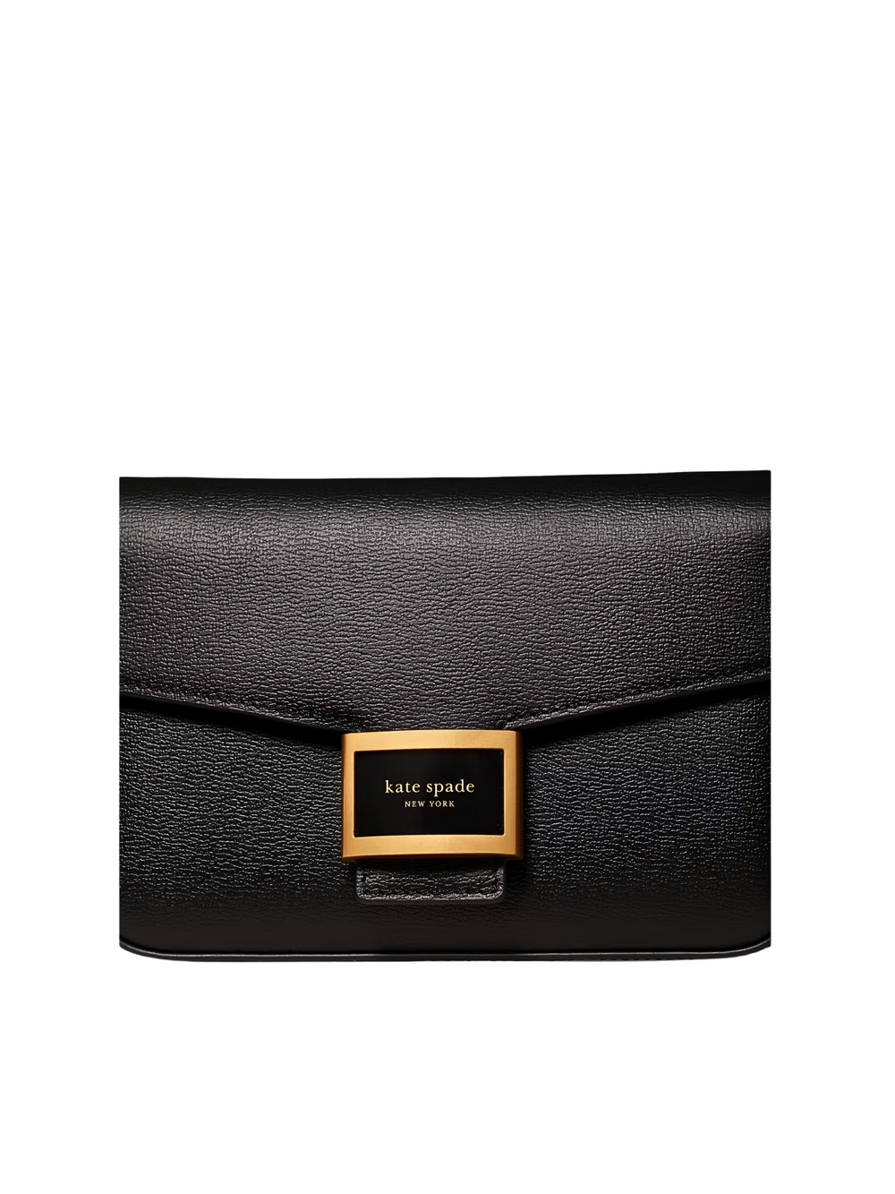 gambar-detail-Kate_Spade-Katy-Textured-Leather-Flap-Chain-Crossbody-Bag-Black