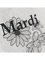 gambar-detail-Mardi-Mercredi-Sweatshirt-Triple-Flower-Oatmeal-Black