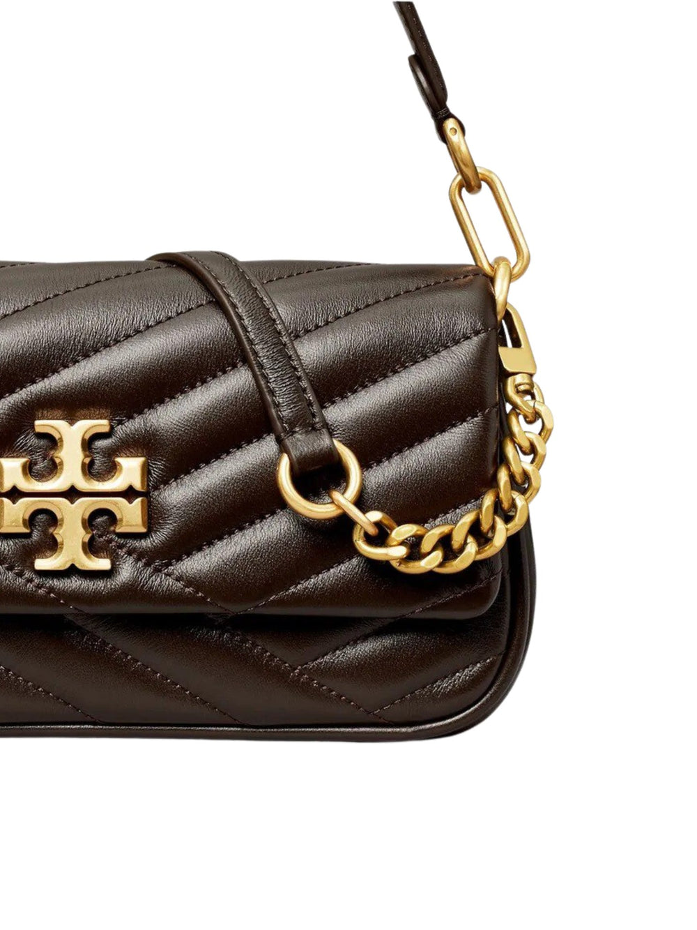 gambar-detail-Tory-Burch-85229-Kira-Chevron-Small-Flap-Shoulder-Bag-Chocolate-Liqour-Rolled-Gold