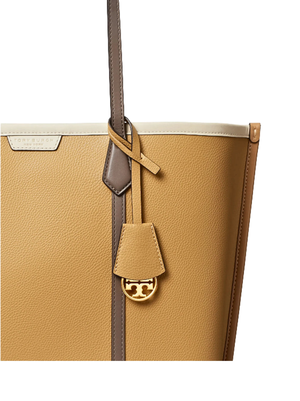 gambar-detail-Tory-Burch-Perry-Colorblock-Triple-Compartment-Tote-Bag-Ginger-Shortbread-Multi