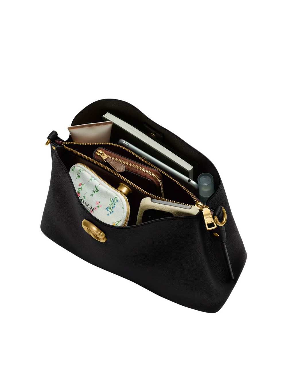 gambar-isi-Coach-Willow-Shoulder-Bag-Black