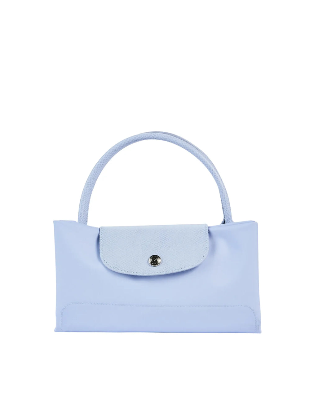 gambar-lipat-Longchamp-Le-Pliage-Green-Medium-Top-Handle-Sky-Blue