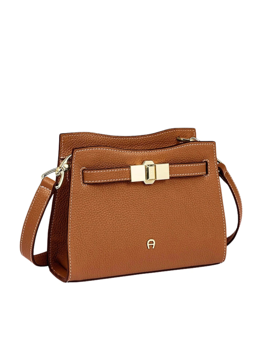Aigner Farah Crossbody Bag Cognac Brown Balilene