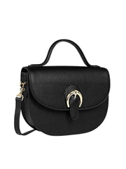 gambar-samping-Aigner-Ghada-Shoulder-Bag-Medium-Leather-Black
