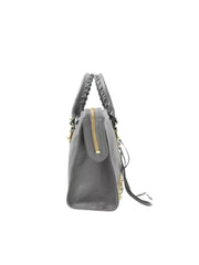 gambar-samping-Balenciaga-Metallic-Edge-Small-City-Grey-Gold-Hardware