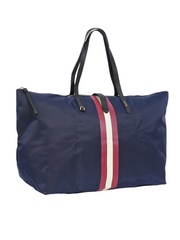 gambar-samping-Bally-Foldable-Nylon-Tote-Bag-Navy