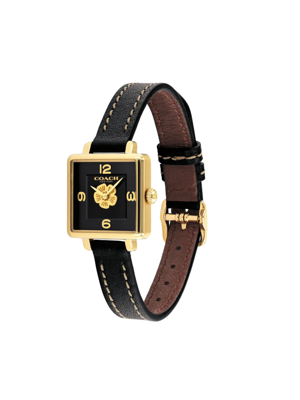 gambar-samping-Coach-Cass-Ladies-Dial-Leather-Strap-Black