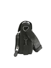 gambar-samping-Coach-Sullivan-Flap-Crossbody-In-Signature-Canvas-Charcoal-Black