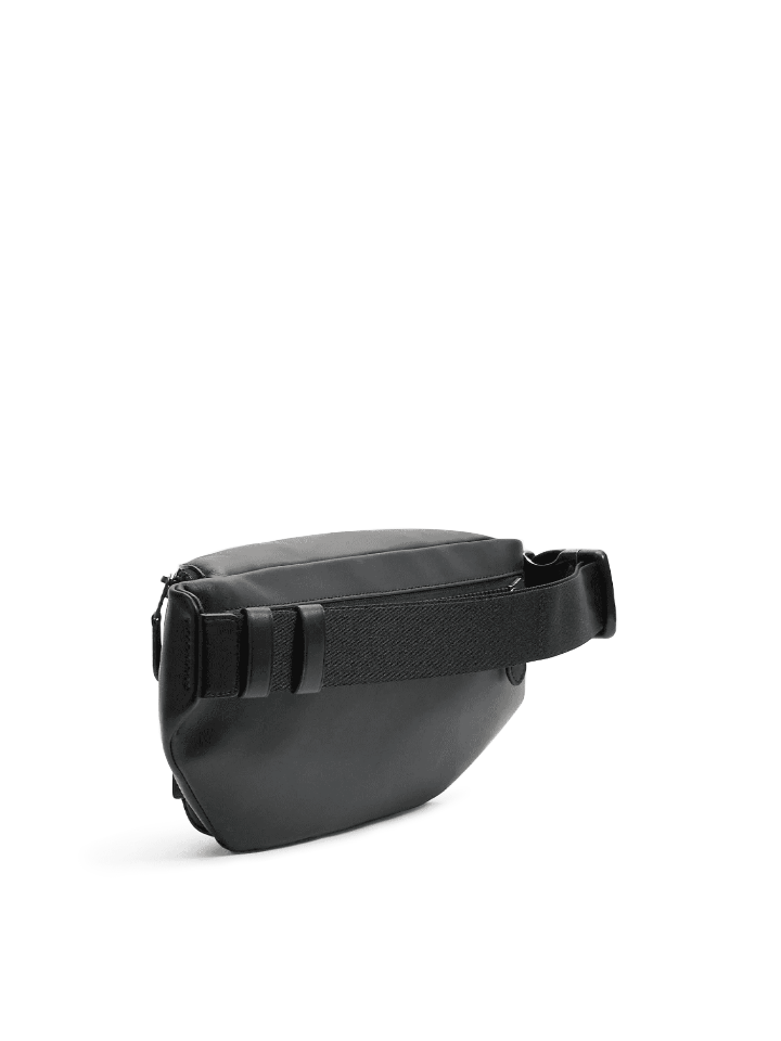 Coach black 2025 leather fanny pack