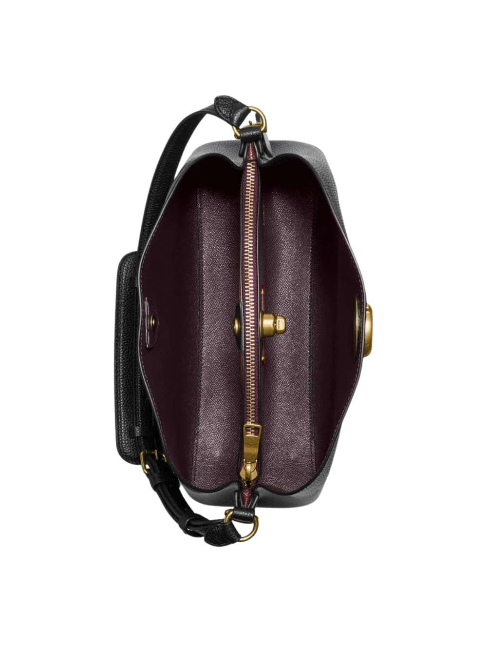 gambar-samping-Coach-Willow-Shoulder-Bag-Black