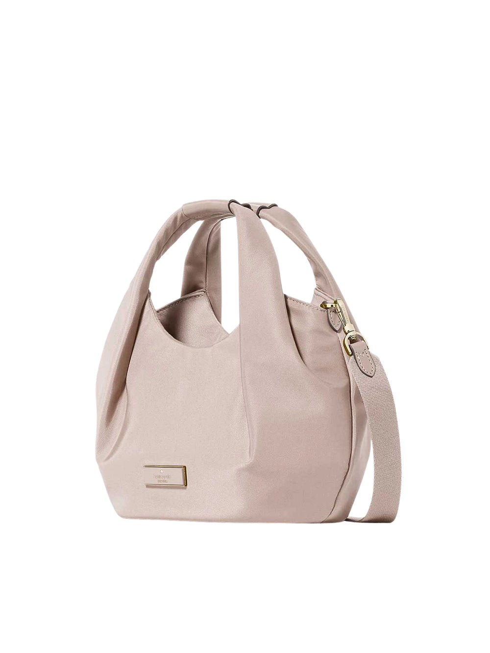 gambar-samping-Kate-Spade-Carter-Nylon-Small-Pleated-Crossbody-Bag-Cozy-Grey