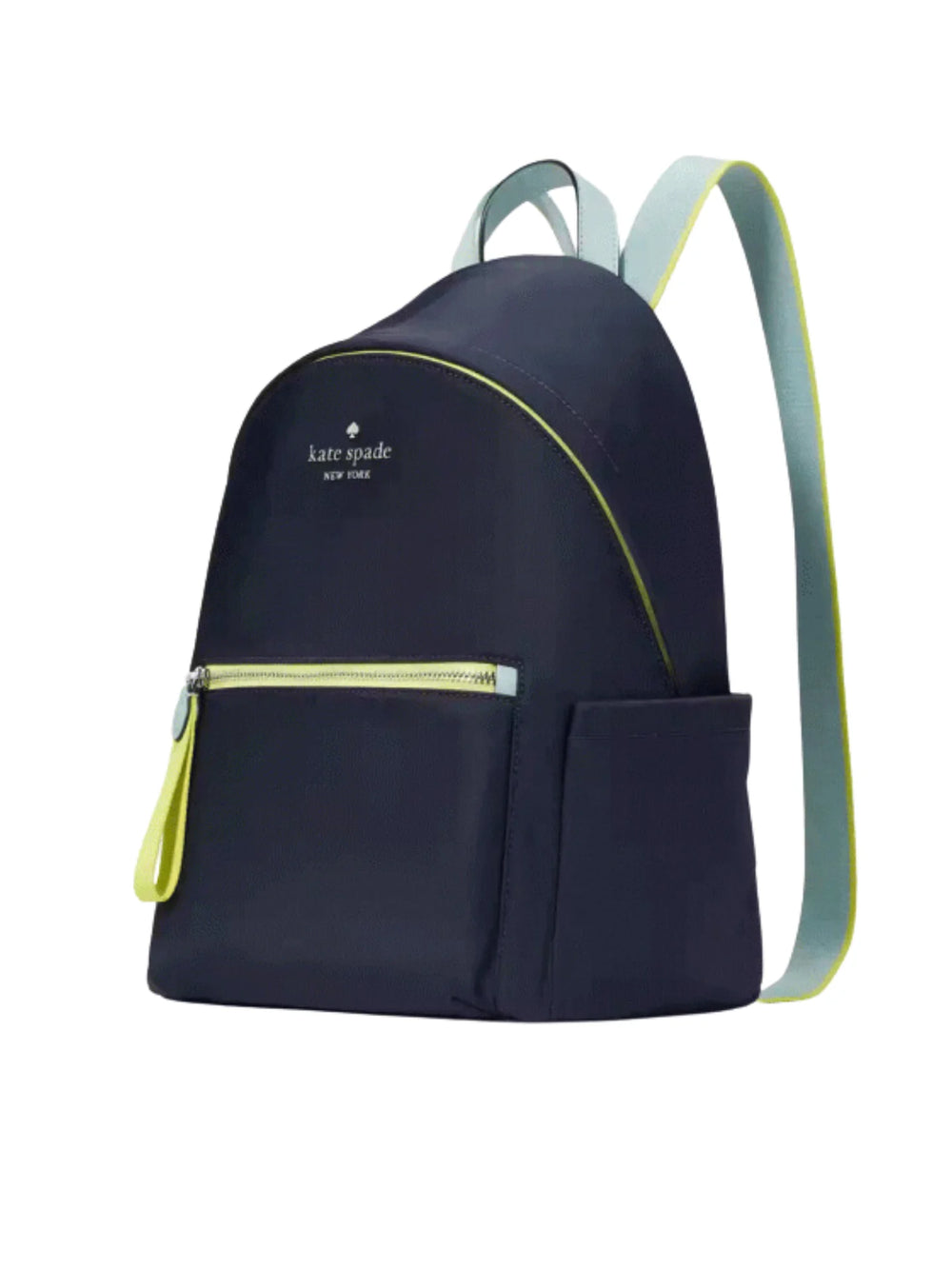 gambar-samping-Kate-Spade-Chelsea-Medium-Nylon-Backpack-Colorblock-Blazer-Blue