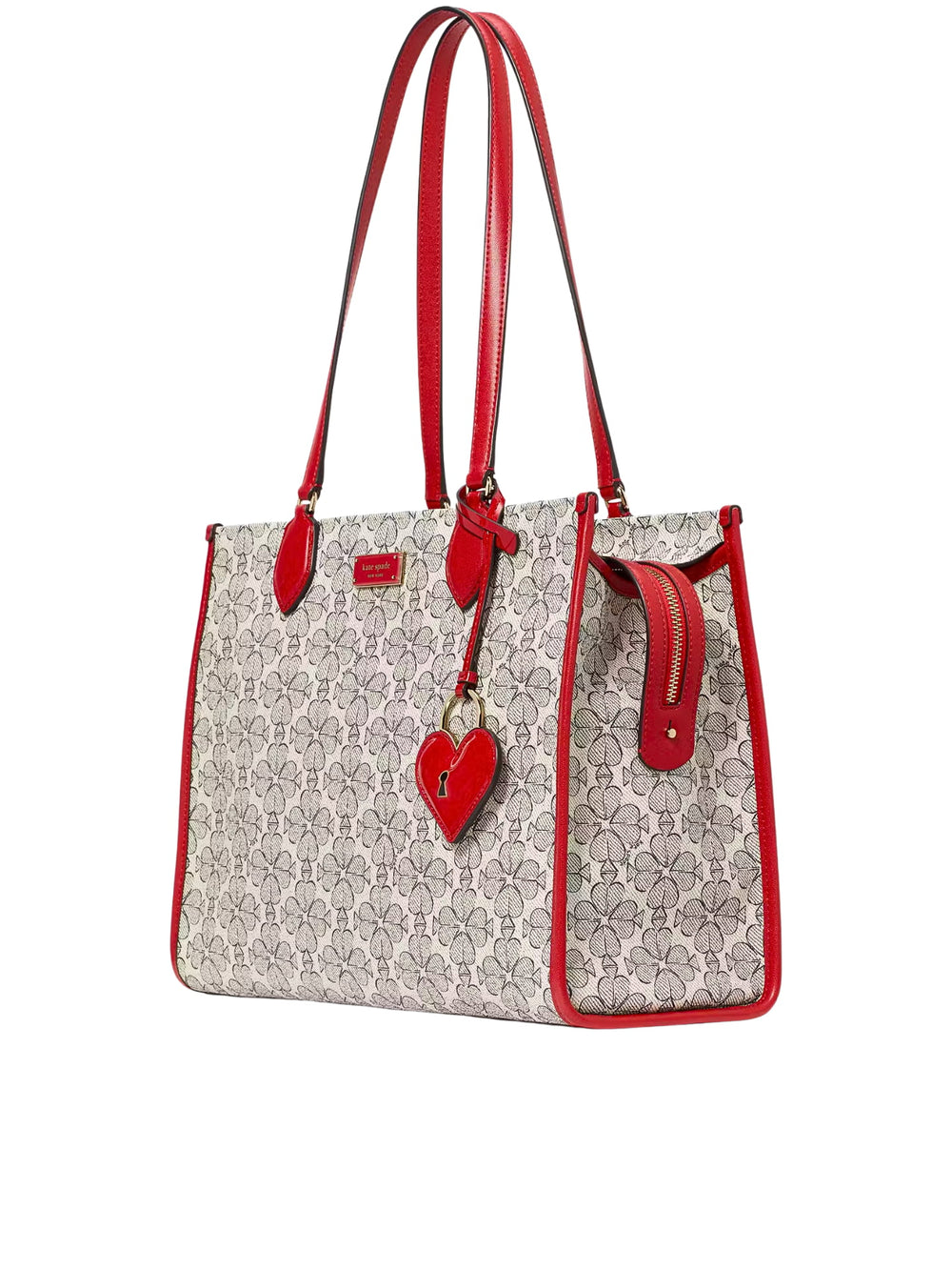 gambar-samping-Kate-Spade-Flower-Coated-Canvas-Large-Market-Tote-Cherry-Rouge-Multi