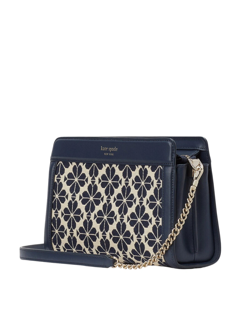 gambar-samping-Kate-Spade-Flower-Jacquard-Medium-Crossbody-Bag-Blue-Multi