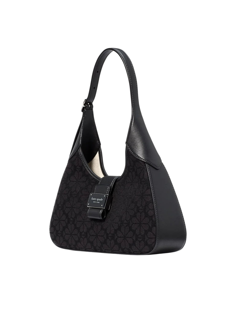 gambar-samping-Kate-Spade-Flower-Jacquard-Nouveau-Small-Shoulder-Bag-Black-Multi