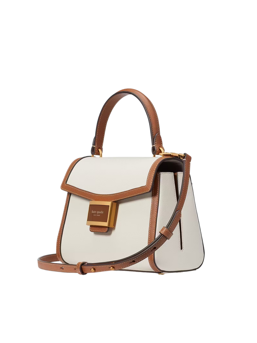 gambar-samping-Kate-Spade-Katy-Colorblocked-Small-Top-handle-Bag-Halo-White-Multi