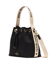 gambar-samping-Kate-Spade-Kip-Canvas-Bucket-Bag-Black