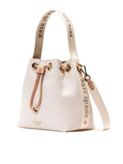 gambar-samping-Kate-Spade-Kip-Canvas-Bucket-Bag-Light-Fawn-Multi