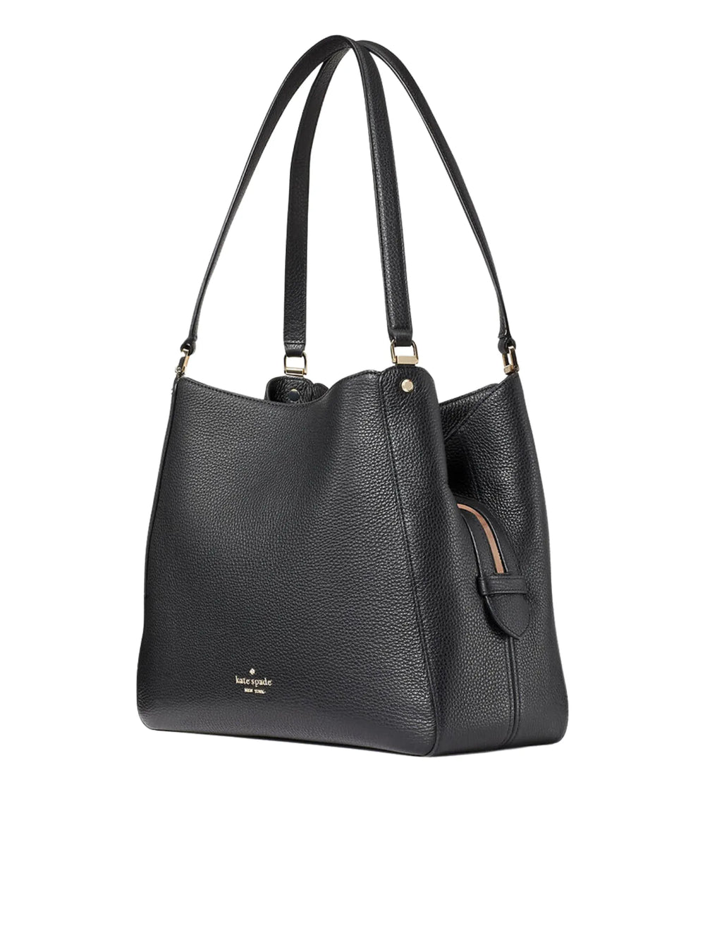 gambar-samping-Kate-Spade-Leila-Medium-Triple-Compartment-Shoulder-Bag-Black