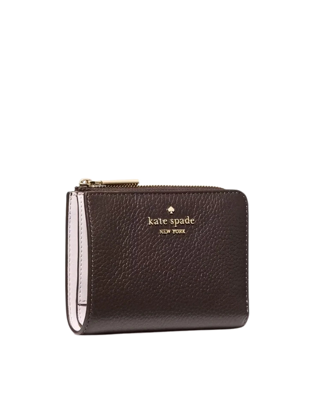 gambar-samping-Kate-Spade-Lena-Pebbled-Leather-Small-L-Zip-Wallet-Hot-Fudge