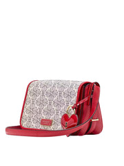gambar-samping-Kate-Spade-Liv-Spade-Flower-Coated-Canvas-Small-Flap-Crossbody-Cherry-Rouge-Multi