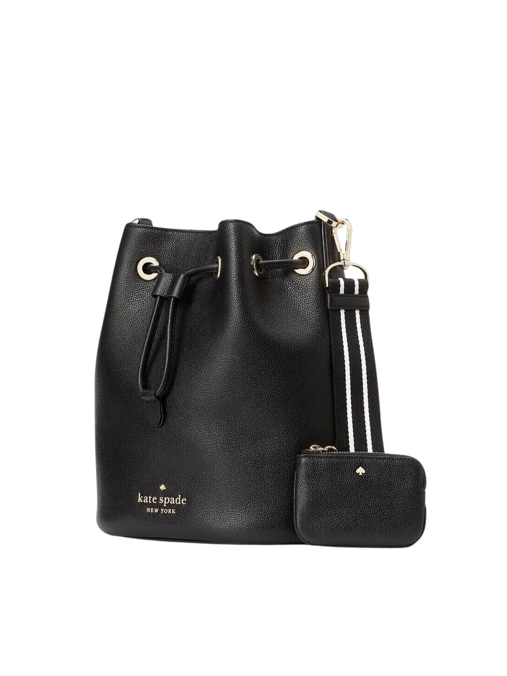 gambar-samping-Kate-Spade-Rosie-Large-Leather-Bucket-Bag-Black