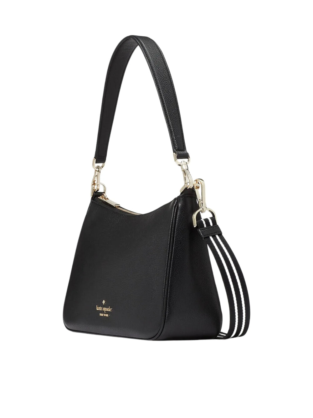 gambar-samping-Kate-Spade-Rosie-Leather-Shoulder-Bag-Black