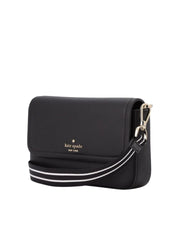gambar-samping-Kate-Spade-Rossie-Small-Flap-Leather-Crossbody-Black