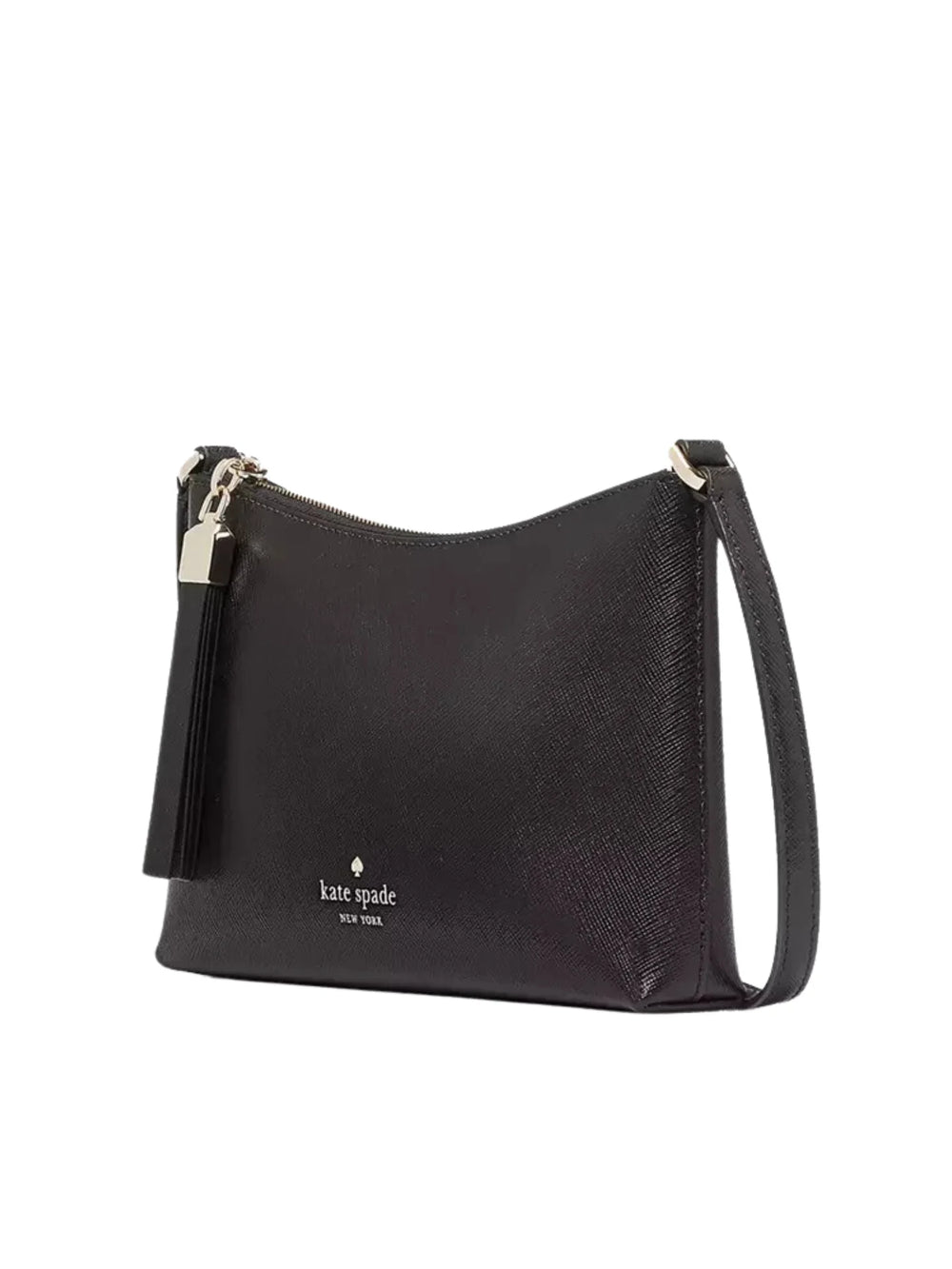 gambar-samping-Kate-Spade-Sadie-Saffiano-Crossbody-Bag-Black