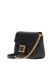 gambar-samping-Kate_Spade-Katy-Textured-Leather-Flap-Chain-Crossbody-Bag-Black