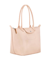 gambar-samping-Longchamp-Le-Pliage-City-Medium-Tote-Bag-Nude