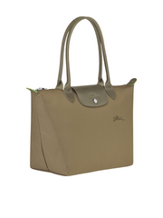 gambar-samping-Longchamp-Le-Pliage-Green-Medium-Shoulder-Bag-Artichoke