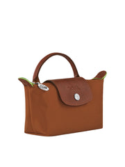 gambar-samping-Longchamp-Le-Pliage-Green-Pouch-With-Handle-CognacWEBP