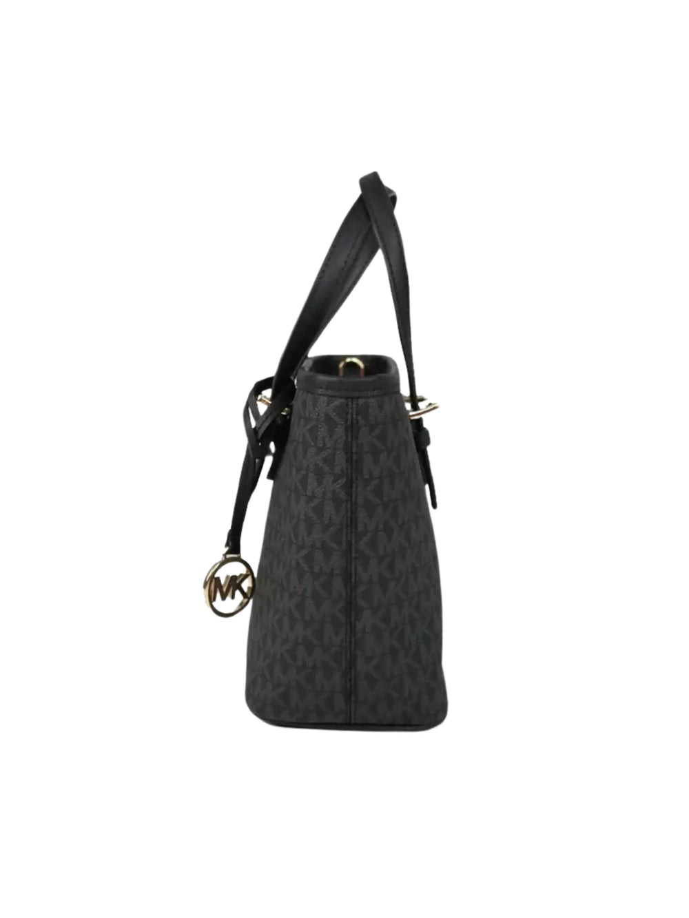 gambar-samping-Michael-Kors-Jet-Set-Travel-Extra-Small-Convertible-Top-Zip-Tote-Black