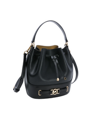 gambar-samping-Michael-Kors-Reed-Medium-Belted-Bucket-Messenger-Leather-Black