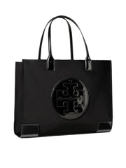gambar-samping-Tory-Burch-Ella-Patent-Tote-Black