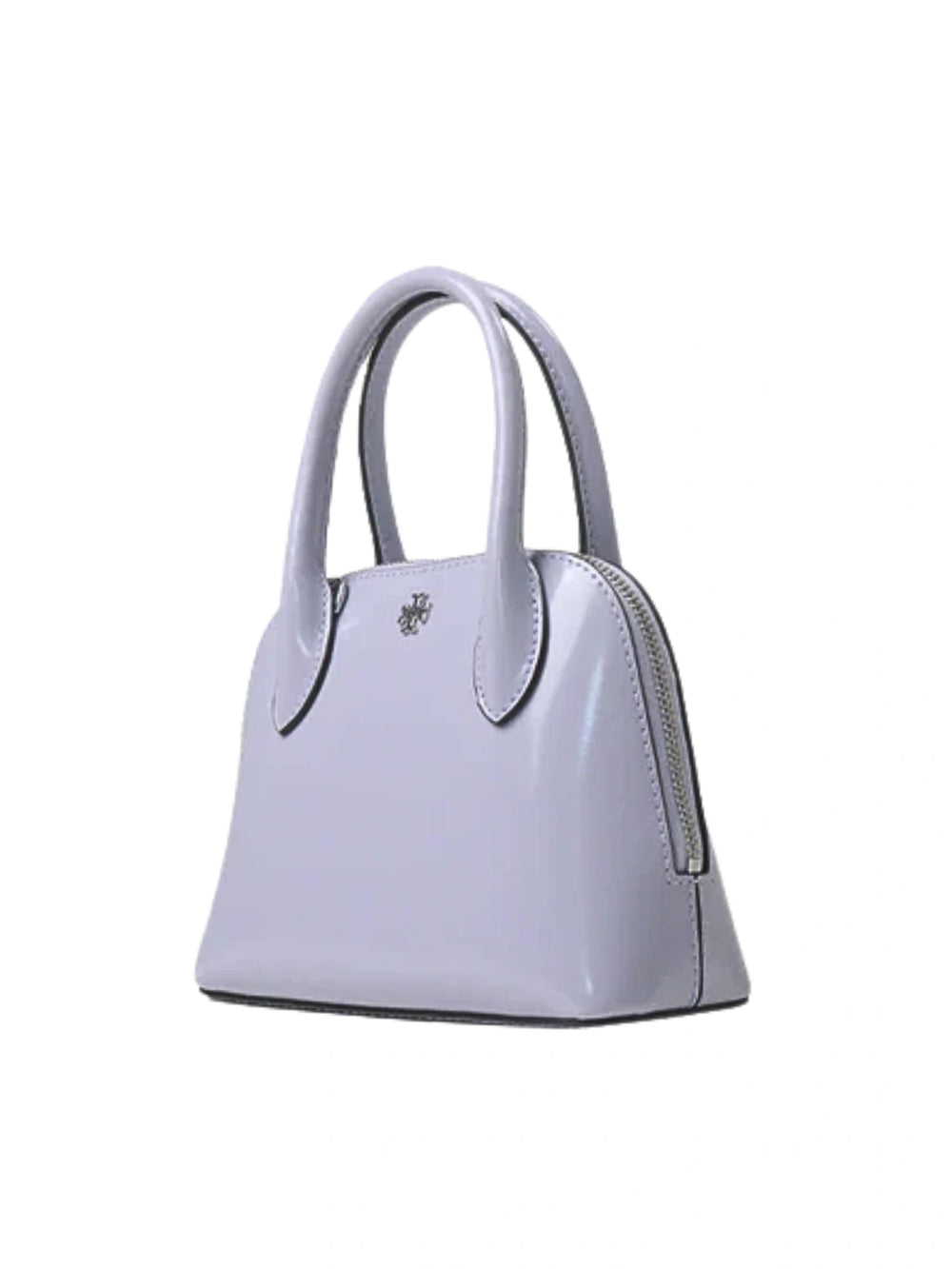 gambar-samping-Tory-Burch-Emerson-Patent-Mini-Dome-Satchel-Violet-Sky