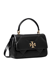 gambar-samping-Tory-Burch-Kira-Diamond-Quilt-Top-Handle-Bag-Black
