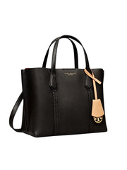 gambar-samping-Tory-Burch-Perry-Small-Triple-Compartment-Tote-Bag-Black