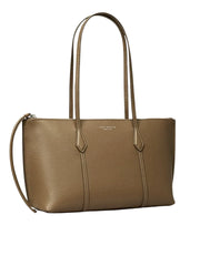 gambar-samping-Tory-Burch-Perry-Small-Zip-Tote-Bag-Wild-Mushroom