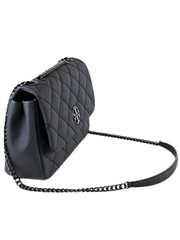 Tory Burch Willa Matte Shoulder Bag Black