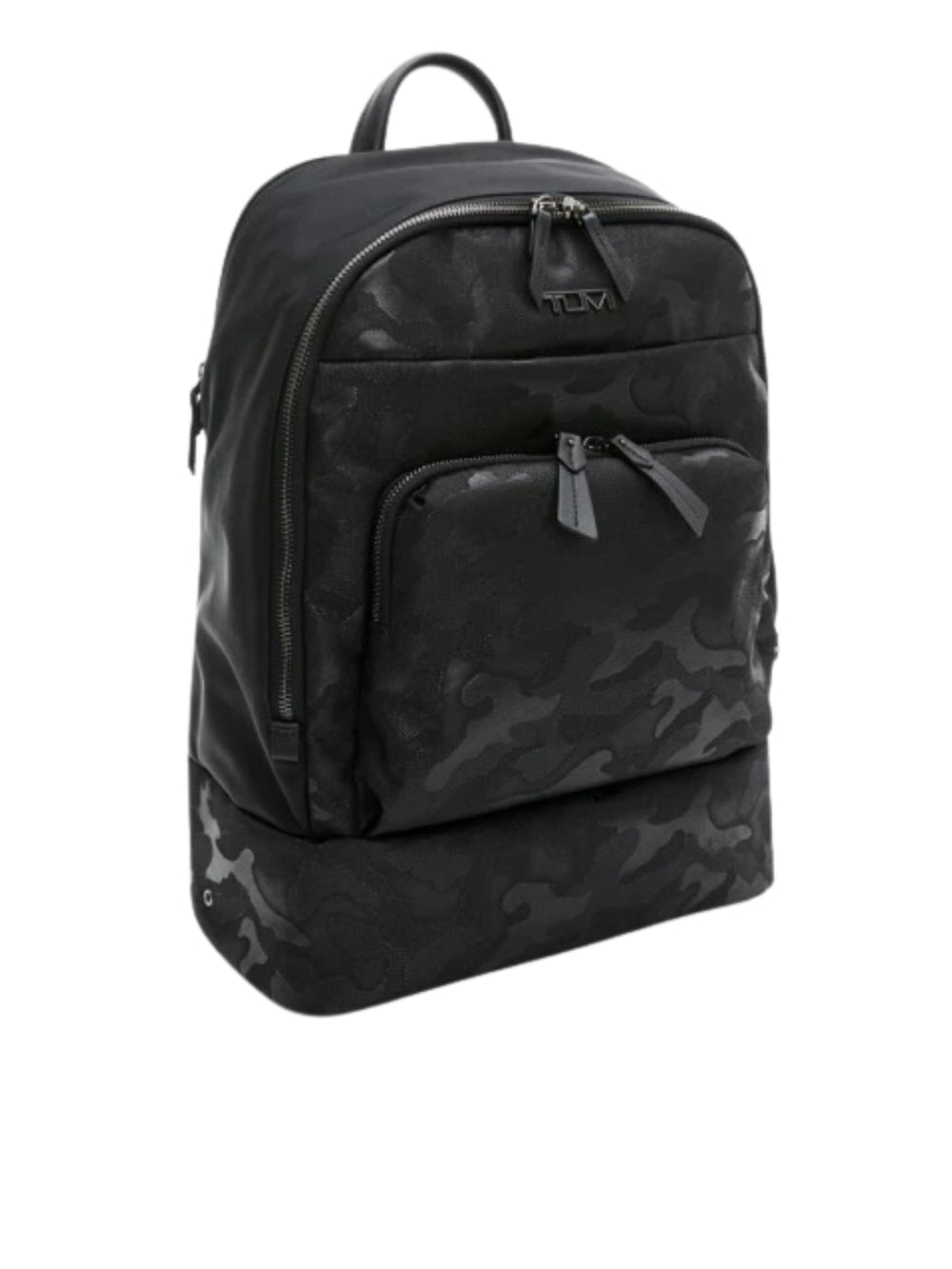 gambar-samping-Tumi-McKinney-Black-Camo-Design-With-Silver-Hardwar-Backpack-Black