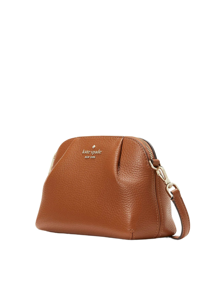 Metallic pebbled leather best sale convertible crossbody bag