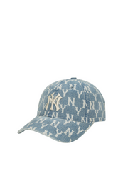 gambar-sudut-MLB-Monogram-Denim-Ball-Hat-NY-Blue
