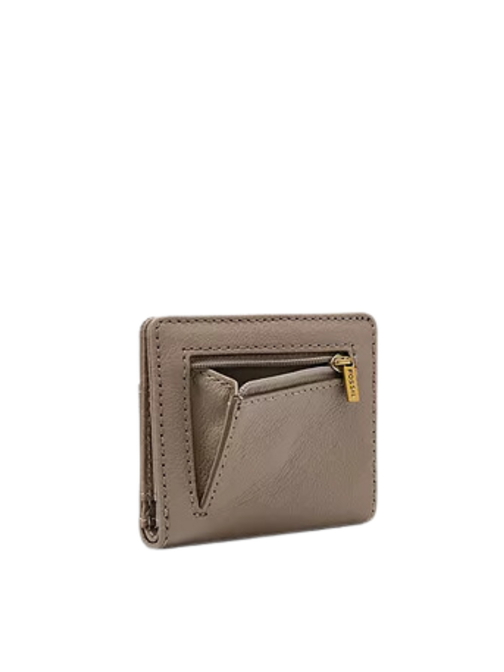 gambar-zip-Fossil-Tara-Small-Bi-Fold-Leather-Multi-function-Wallet-Graystone