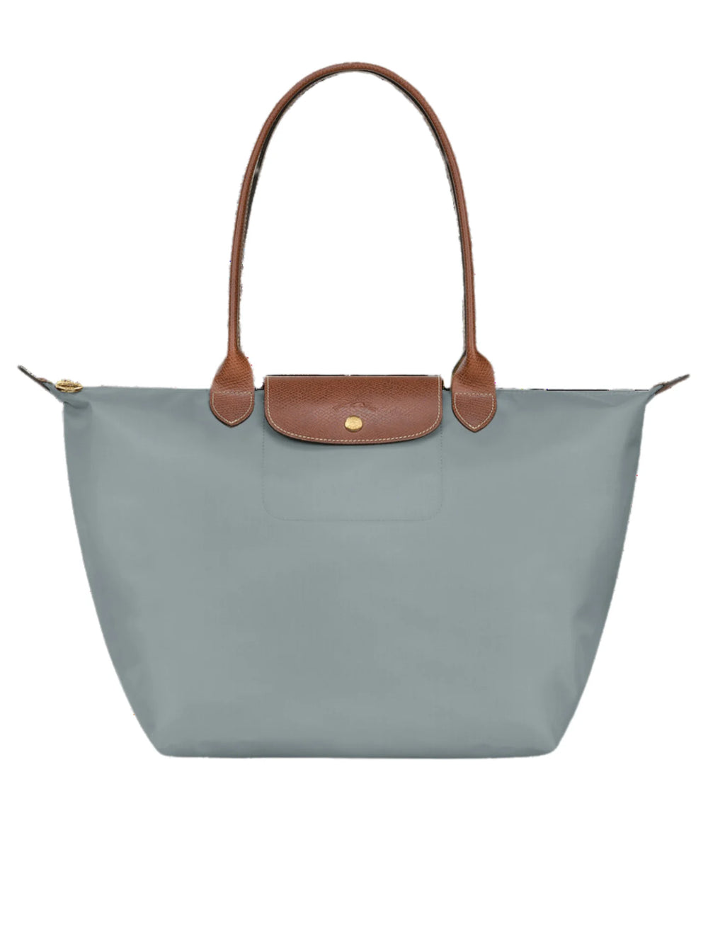 gambar_depan_Longchamp_Le_Pliage_Original_Medium_Shoulder_Bag_Steel